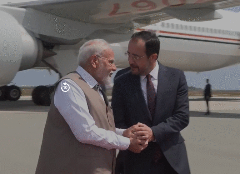 PM Modi meets Cyprus President Nikos Christodoulides during 2025 visit to boost IMEC and send message to Turkey